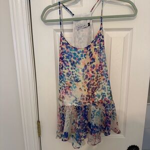 Colorful Strap Tank Top